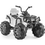 Storm Buggies Kids 12v Mini Ride On Quad - White